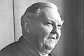 Der frühere Bundeskanzler Ludwig Erhard, Vater der sozialen Marktwirtschaft