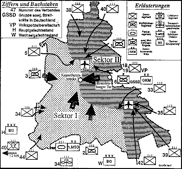 DDR Machtübernahme von Westberlin